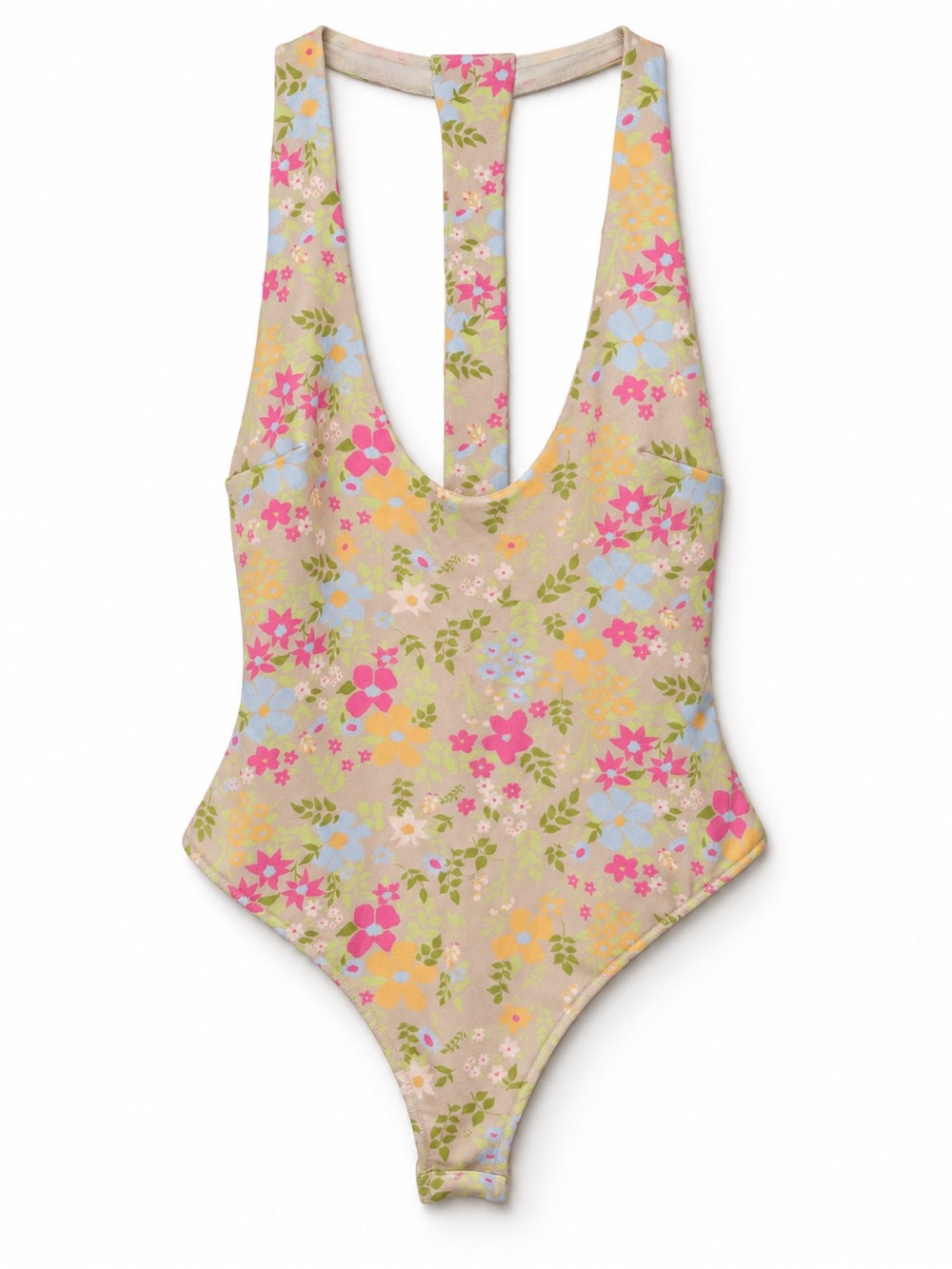 Free People Floral Bodysuit